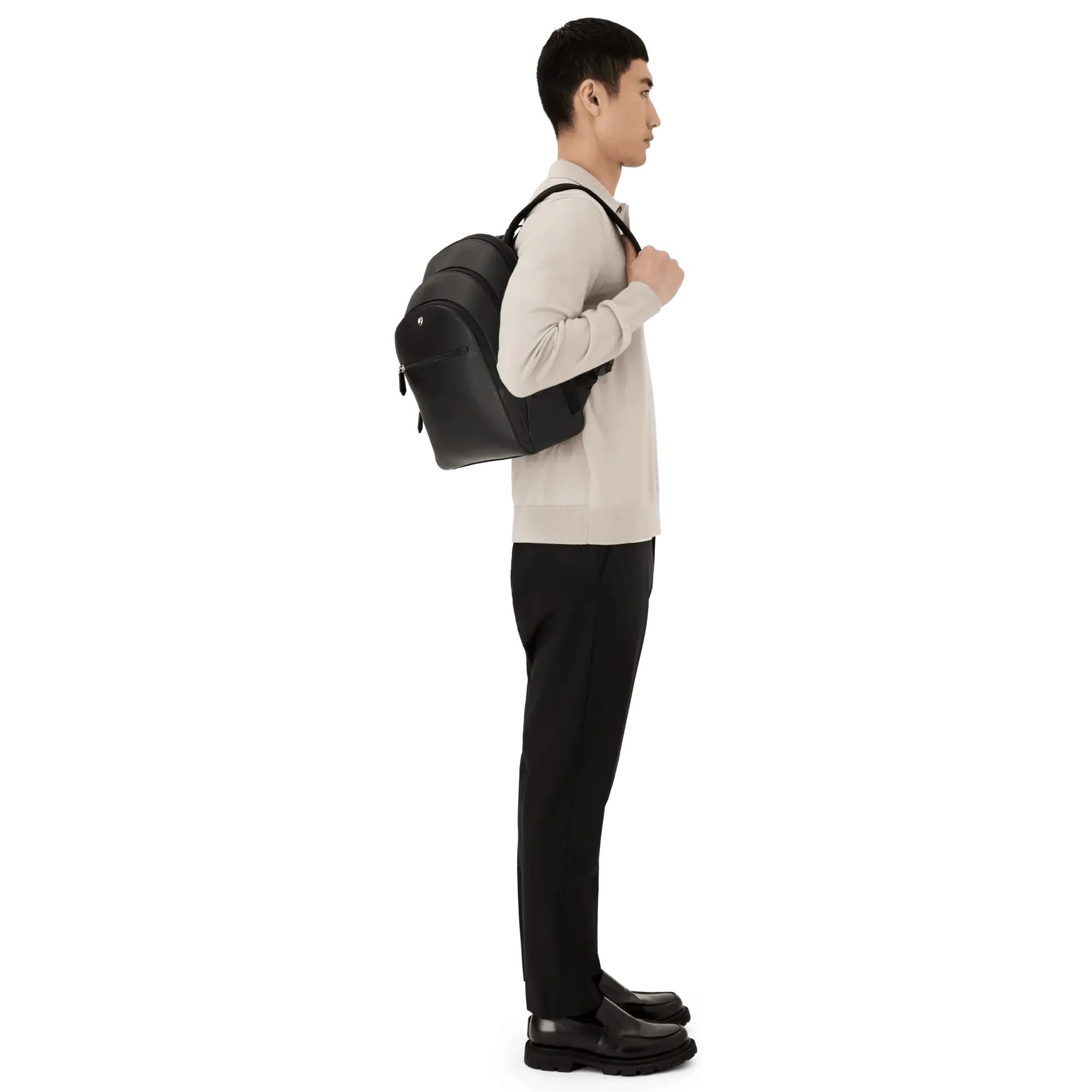 Montblanc Medium Backpack with 3 Montblanc Sartorial Montblanc Black 130275