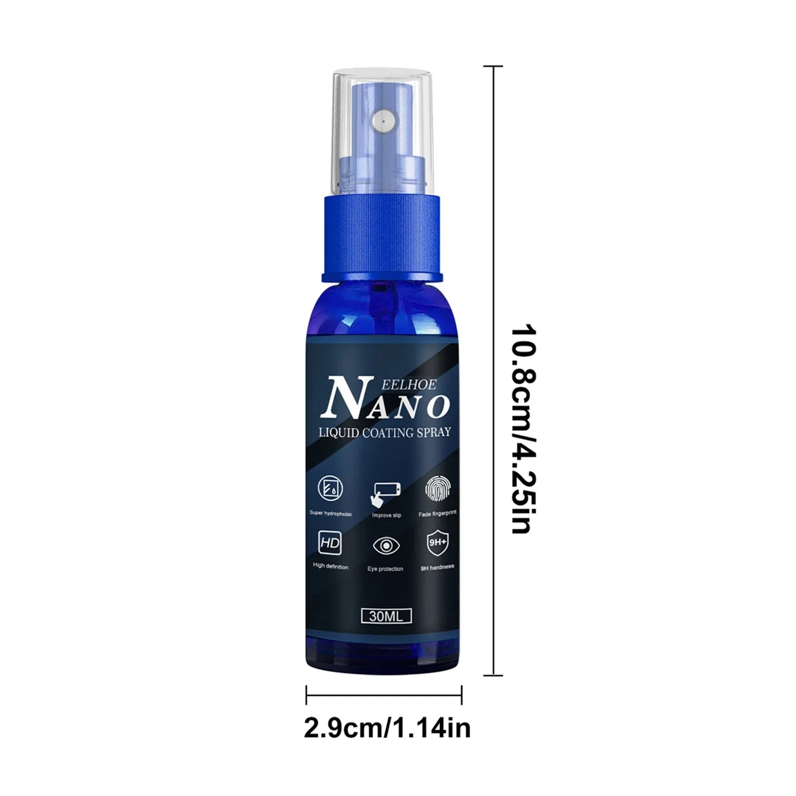 Nano  Screen Protector Waterproof Coating Spray Oleophobic Layer for Phone Laptop Screen Protection