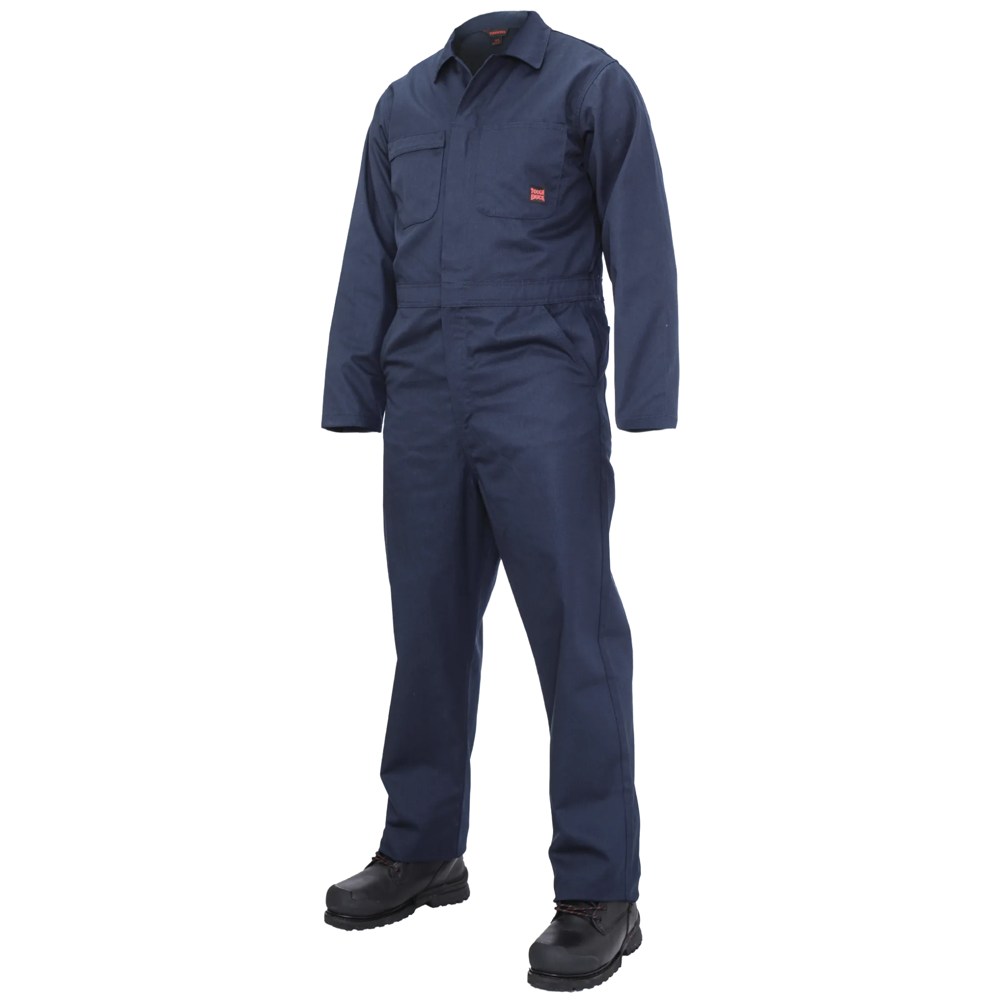 Navy Unlined Twill Coverall By Tough Duck - Style I063