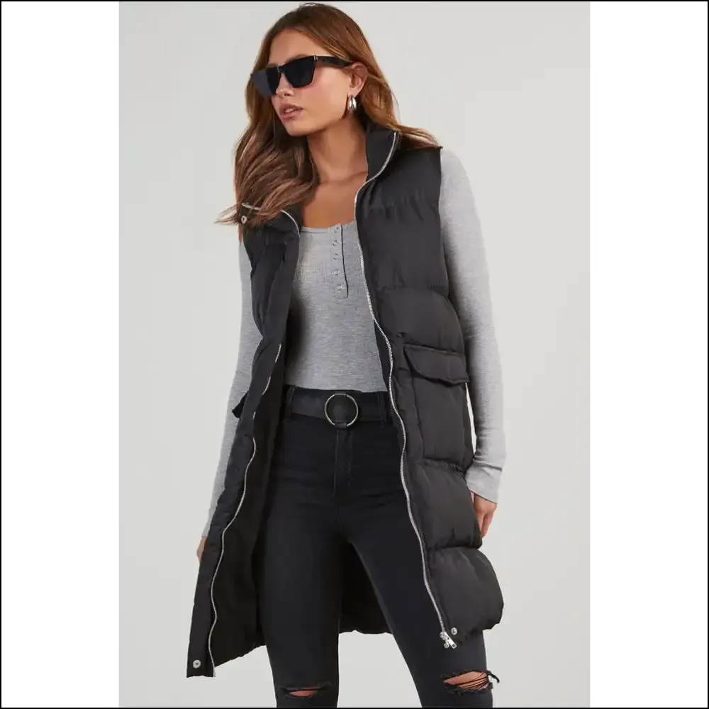 Needful Things: Black Solid Puffer Vest – so Chic it Hurts (but Feels Amazing!) 😎