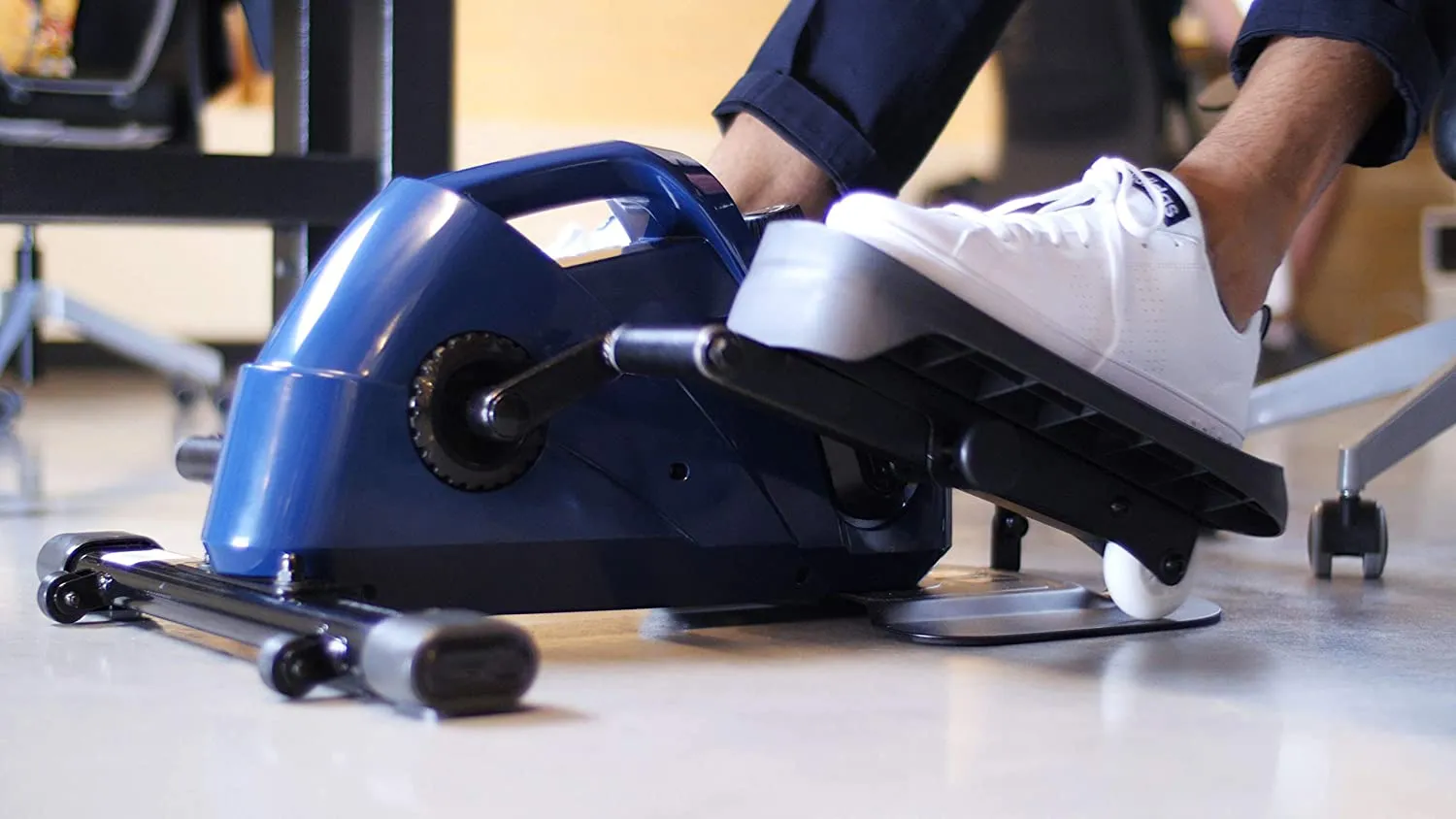 New jfit Under Desk & Stand Up Mini Elliptical/Stepper w/Adjustable Angle | The Ideal Fitness & Exercise Equipment for Home| Ideal for Men, Women, Kids & Seniors| Premium Home Gym Equipment! Retails $322 