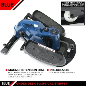 New jfit Under Desk & Stand Up Mini Elliptical/Stepper w/Adjustable Angle | The Ideal Fitness & Exercise Equipment for Home| Ideal for Men, Women, Kids & Seniors| Premium Home Gym Equipment! Retails $322 