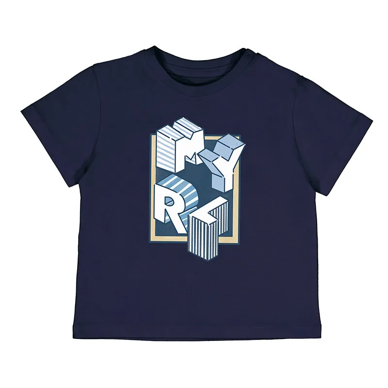 NEW SS25 Mayoral Boys t shirt 106 Navy/31