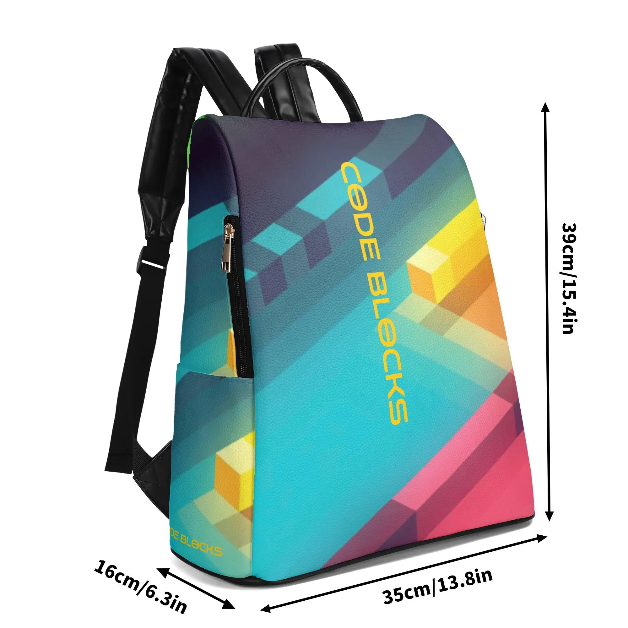New Travel PU Daypack Anti-theft Backpack