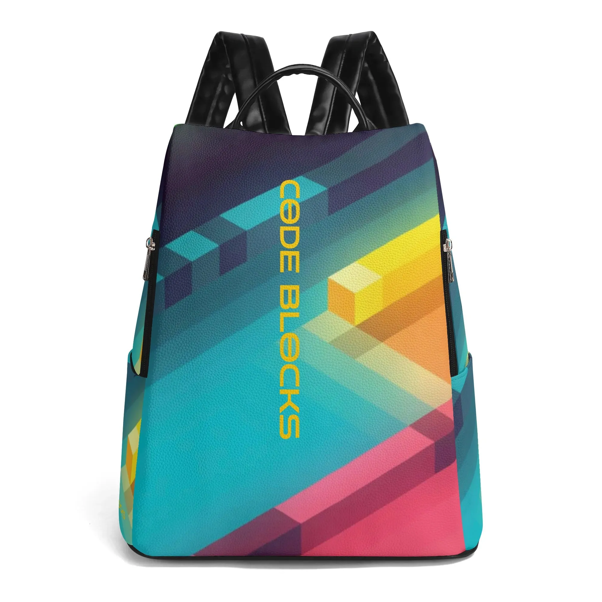 New Travel PU Daypack Anti-theft Backpack