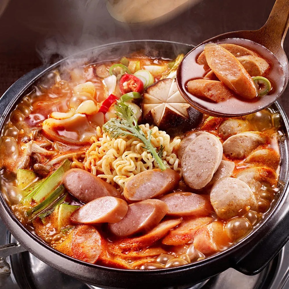 Nongshim Budae Jjigae Cheese Flavor Instant Noodles - 118g x 4 Packs