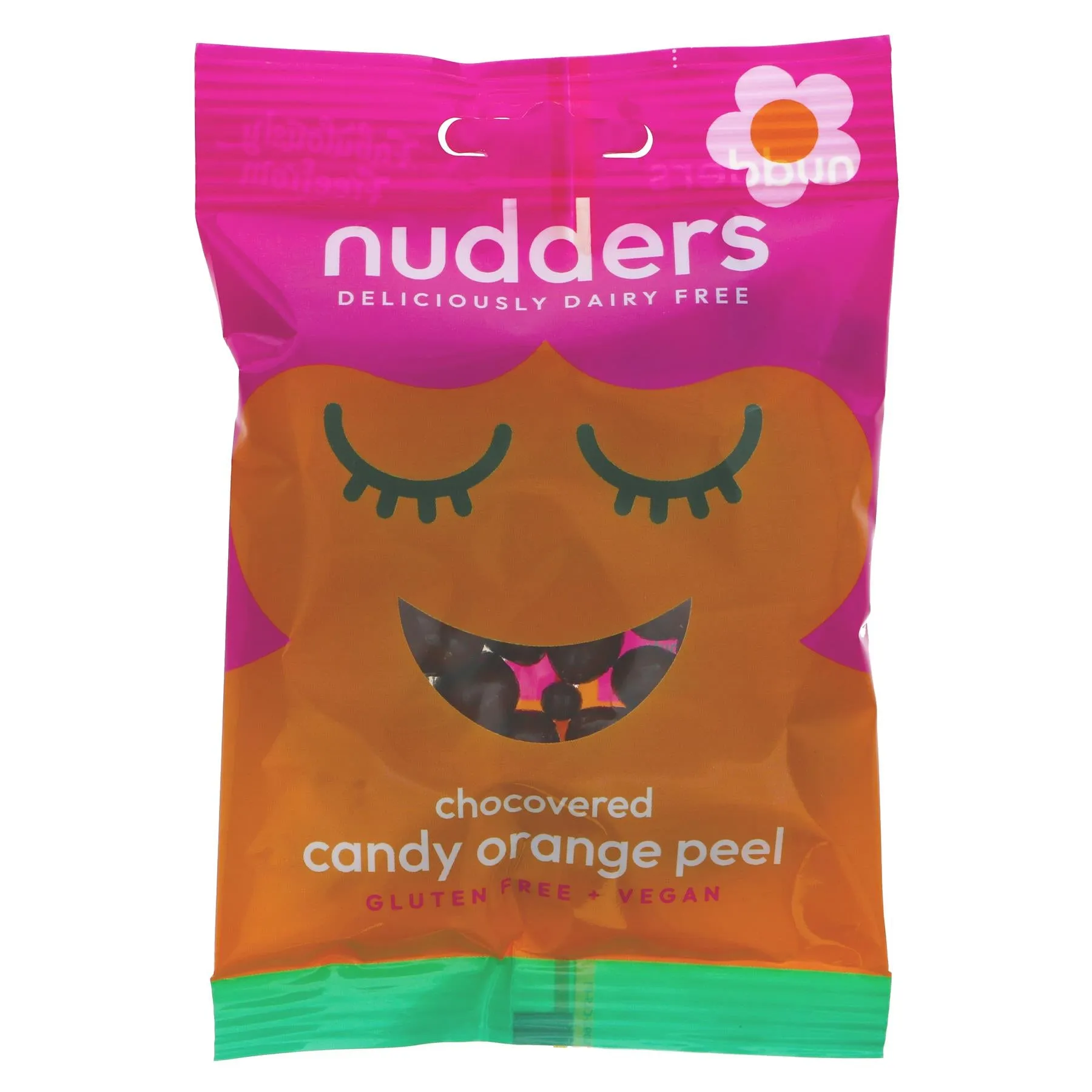 Nudders | Chocovered Candy Orange Peel | 65g