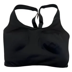 NWT ATHLETA Advance Bra 32F Black Adjustable Straps