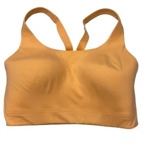 NWT ATHLETA Advance Bra 34DD Orange Adjustable Straps