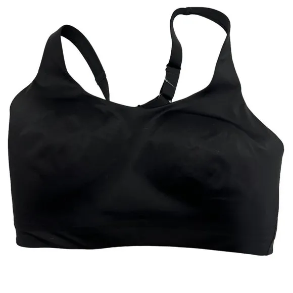 NWT ATHLETA Advance Bra 36F Black Adjustable Straps