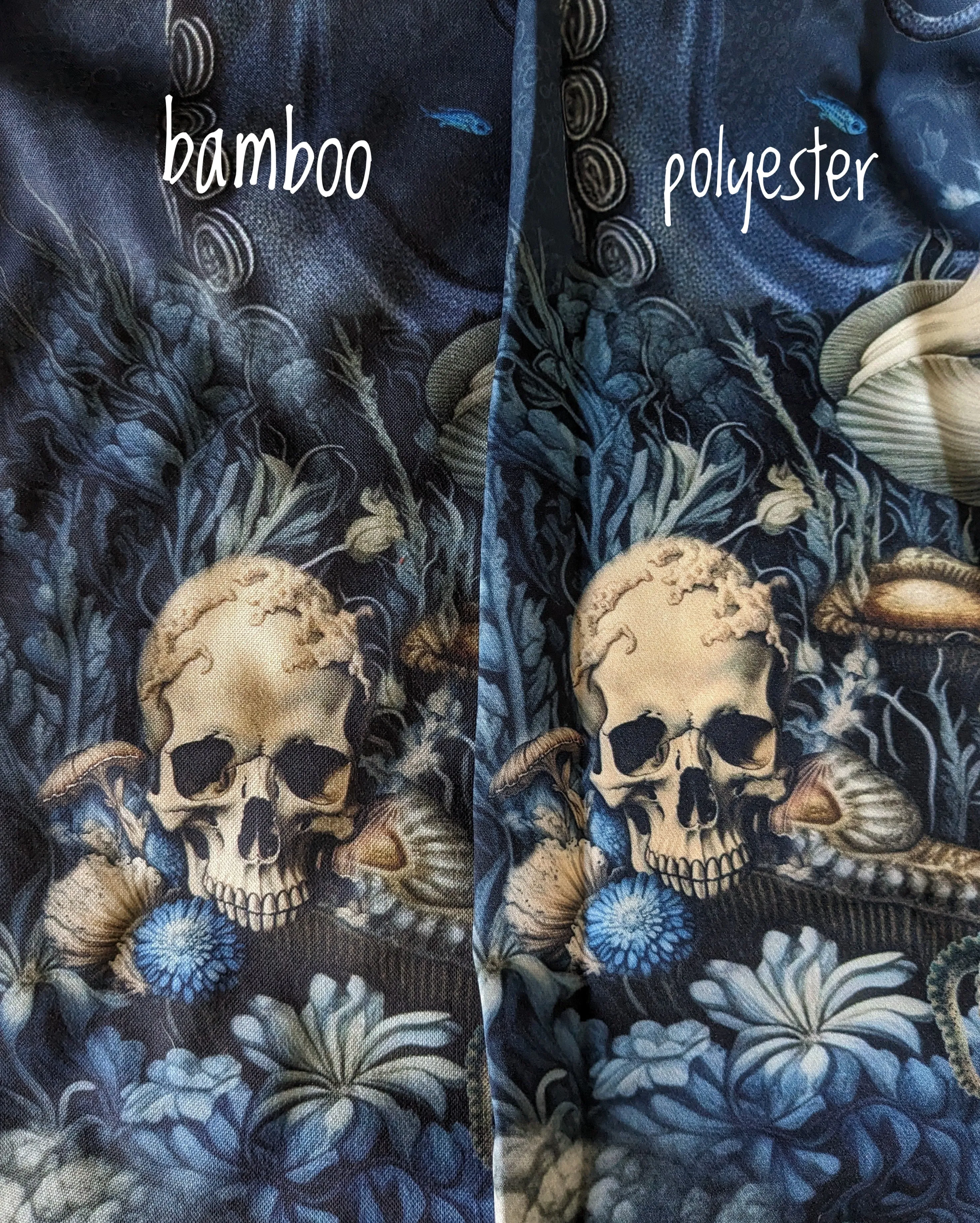 Ocean Skirt  ( Black, Sea blue, Light Blue)