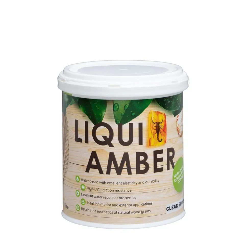OceanMaster Liqui Amber Outdooor UV Varnish Colors
