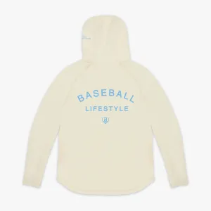 Off-Field Youth Hoodie V2 - Bone/Light Blue
