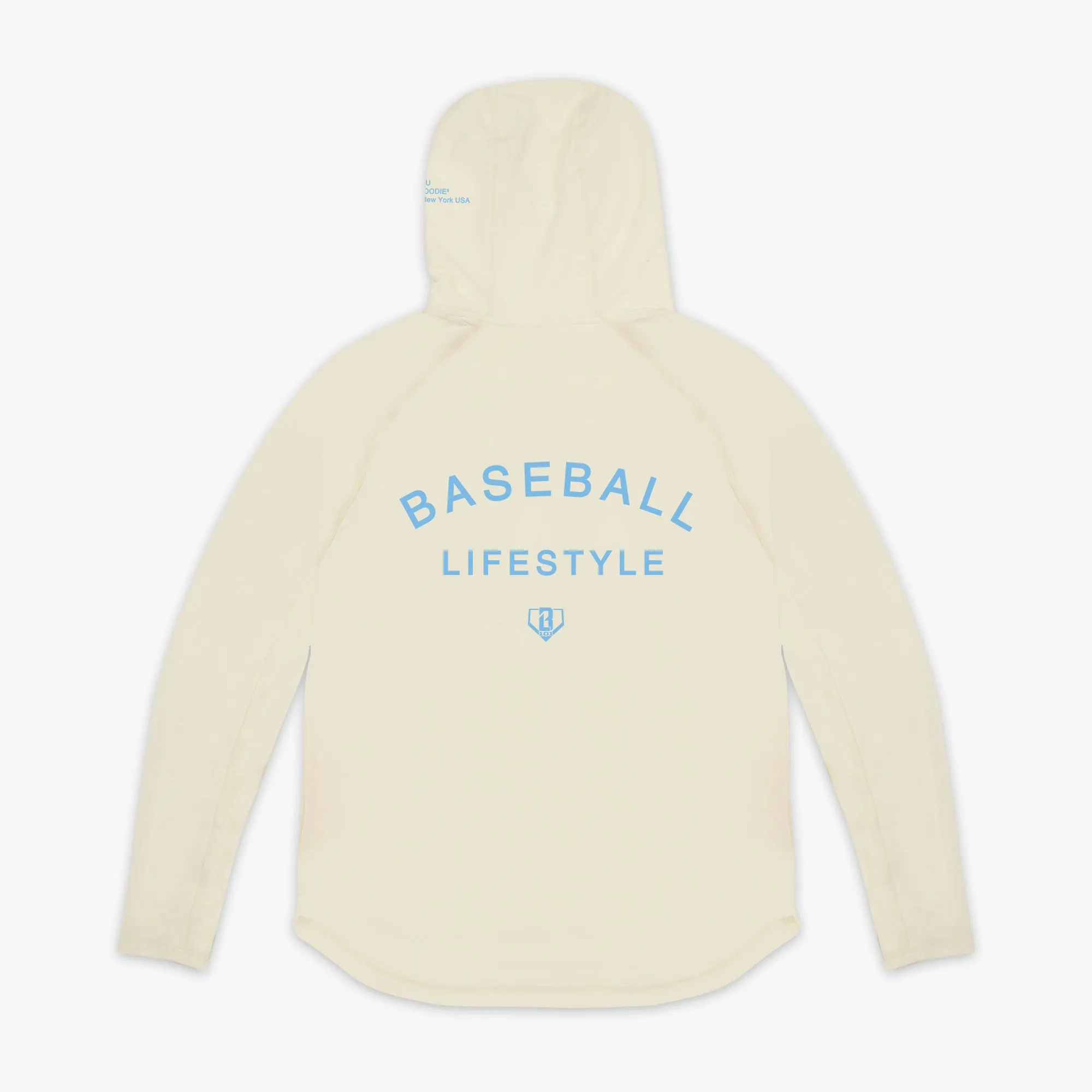 Off-Field Youth Hoodie V2 - Bone/Light Blue