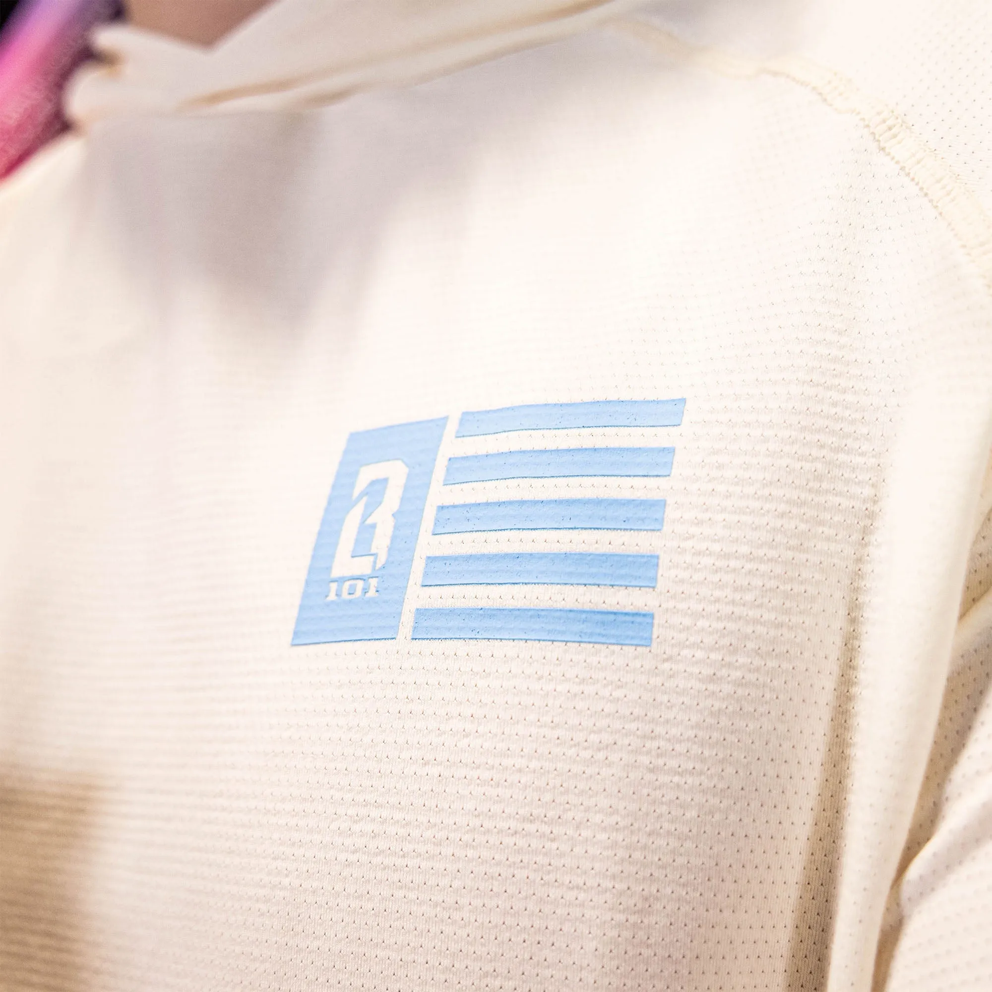 Off-Field Youth Hoodie V2 - Bone/Light Blue