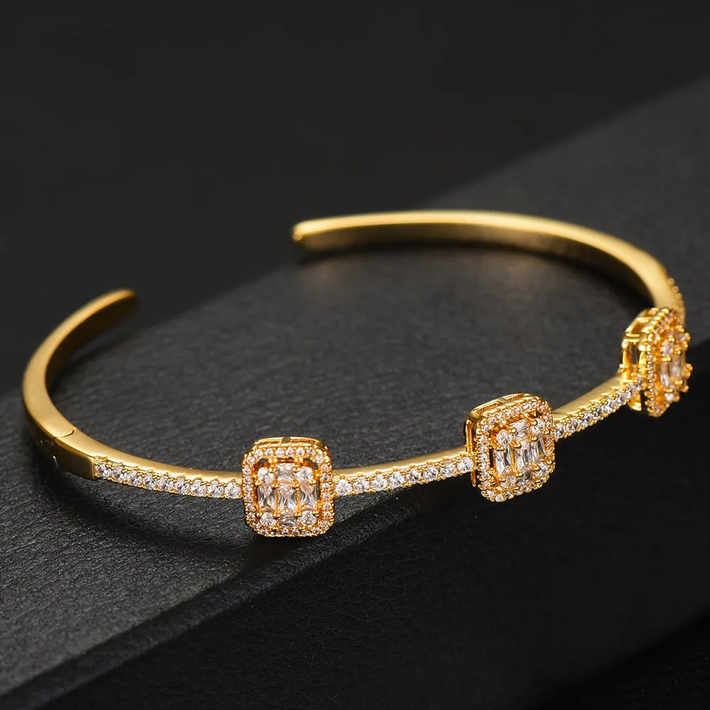 Open 3 Bangle Bracelet
