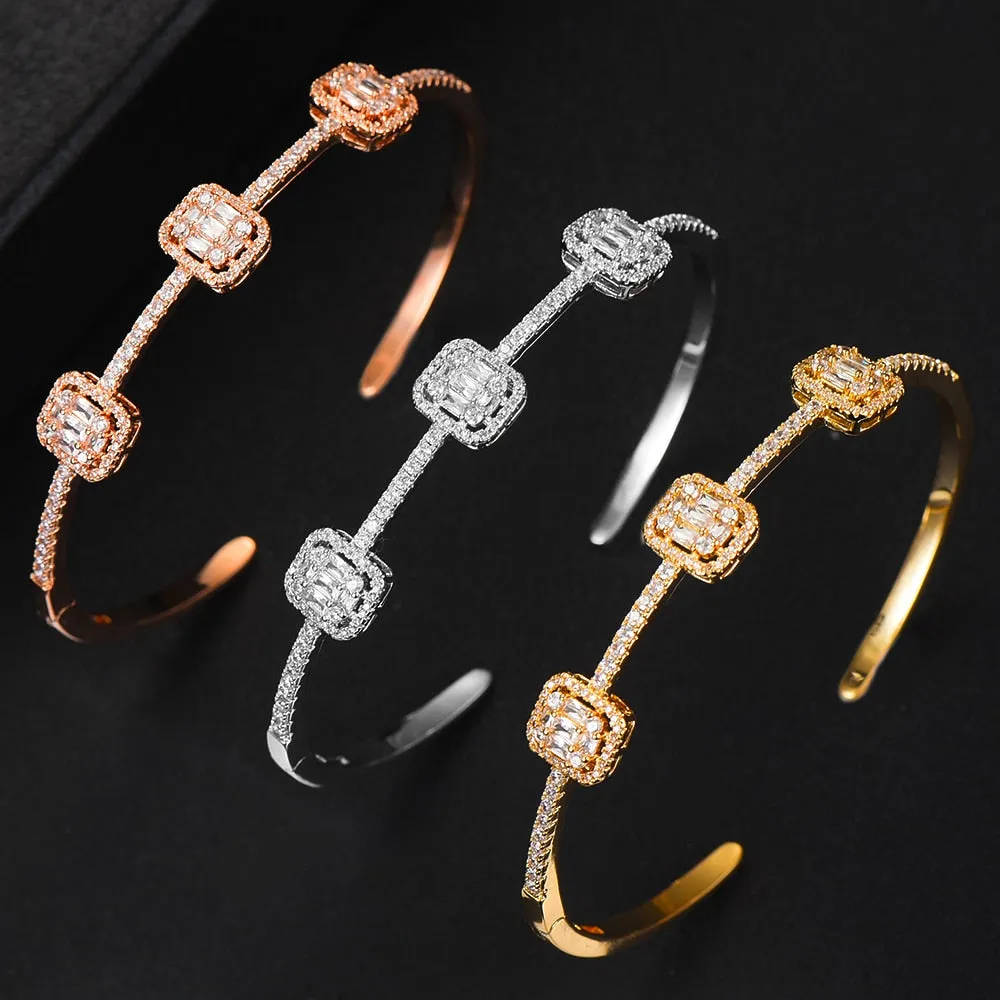 Open 3 Bangle Bracelet