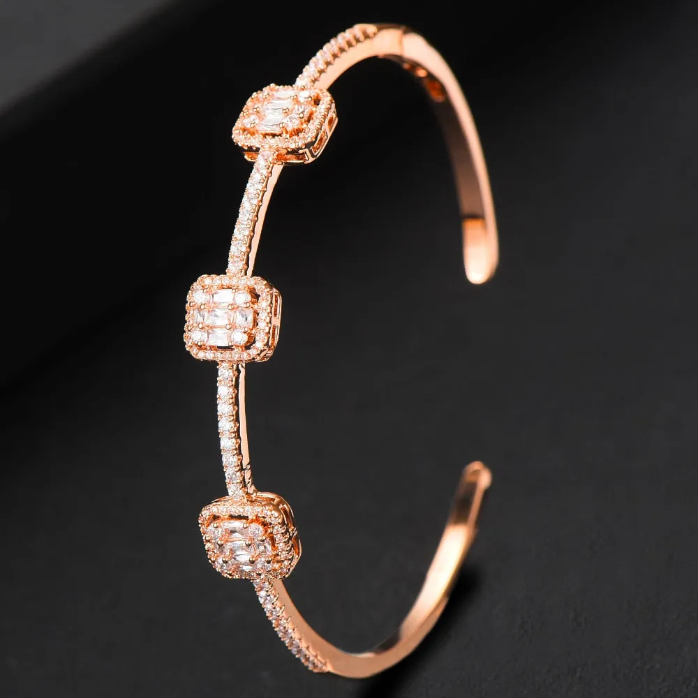 Open 3 Bangle Bracelet
