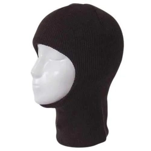 Outdoor Knit Face Mask Neck Warmer Ski Cap - Coffee