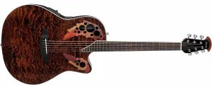Ovation Celebrity Elite Acoustic-Electric Guitar Transparent Tiger Eye CE44P-TGE