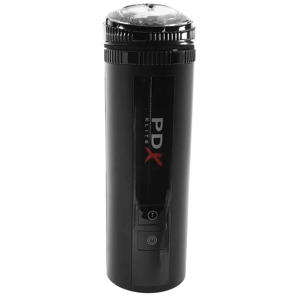 PDX Elite Moto Bator X Thrusting Masturbator Clear/Black