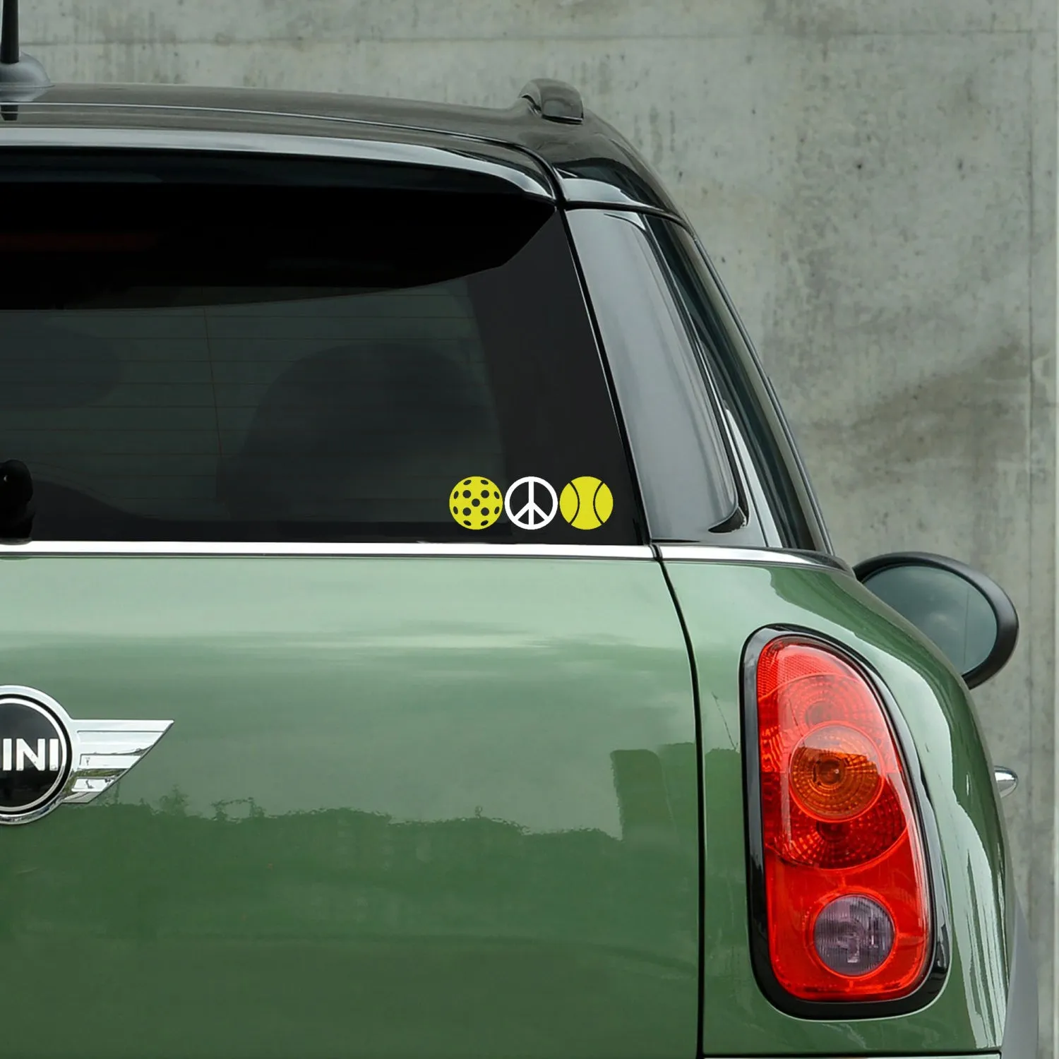 Peace Pickleball Decal - Bumper Sticker