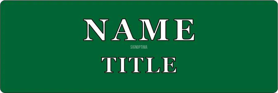 Personalized Business Name Tag 3"x1"
