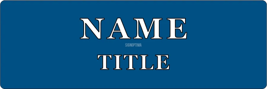 Personalized Business Name Tag 3"x1"