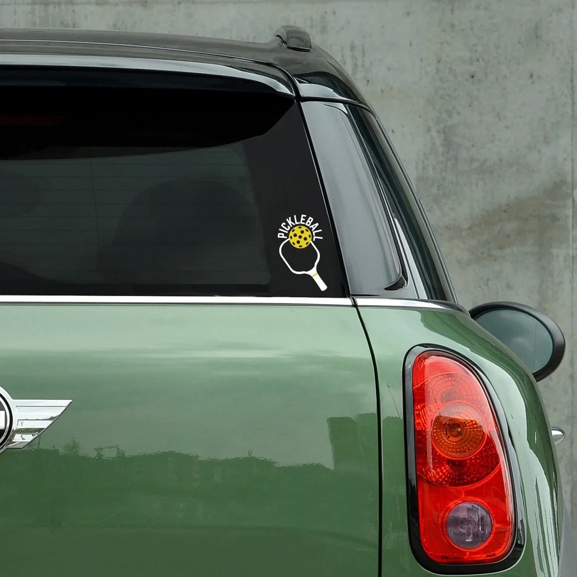 Pickleball Paddle Decal - Bumper Sticker