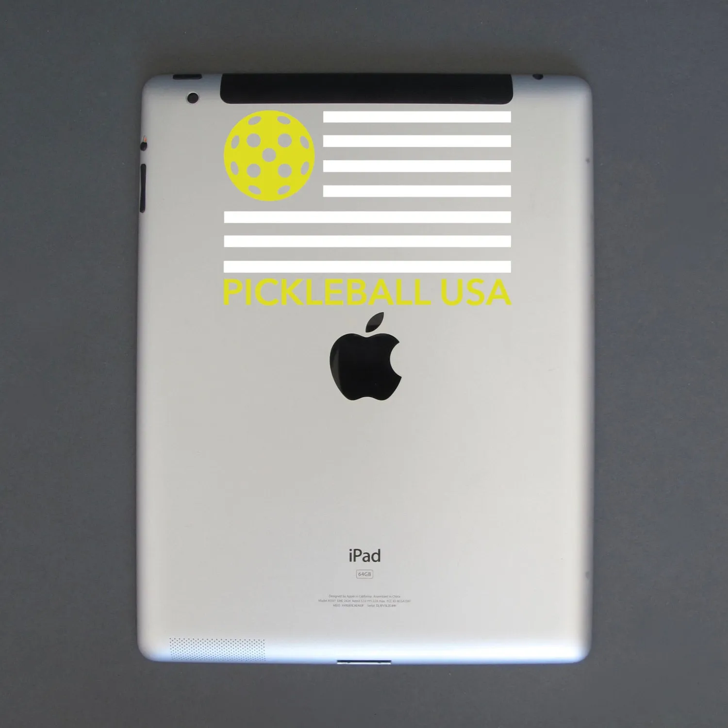 Pickleball USA Flag Decal - Bumper Sticker