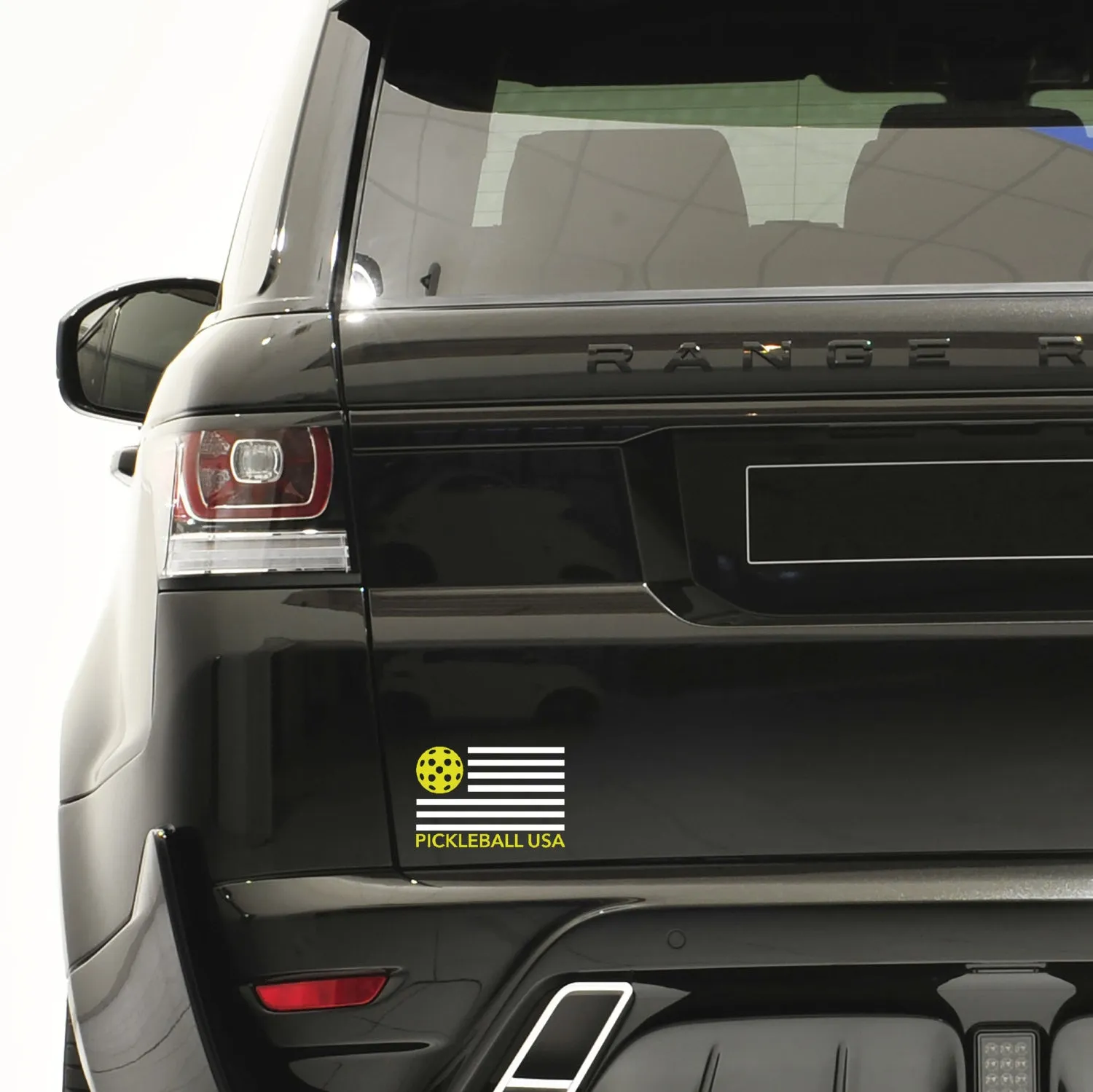Pickleball USA Flag Decal - Bumper Sticker