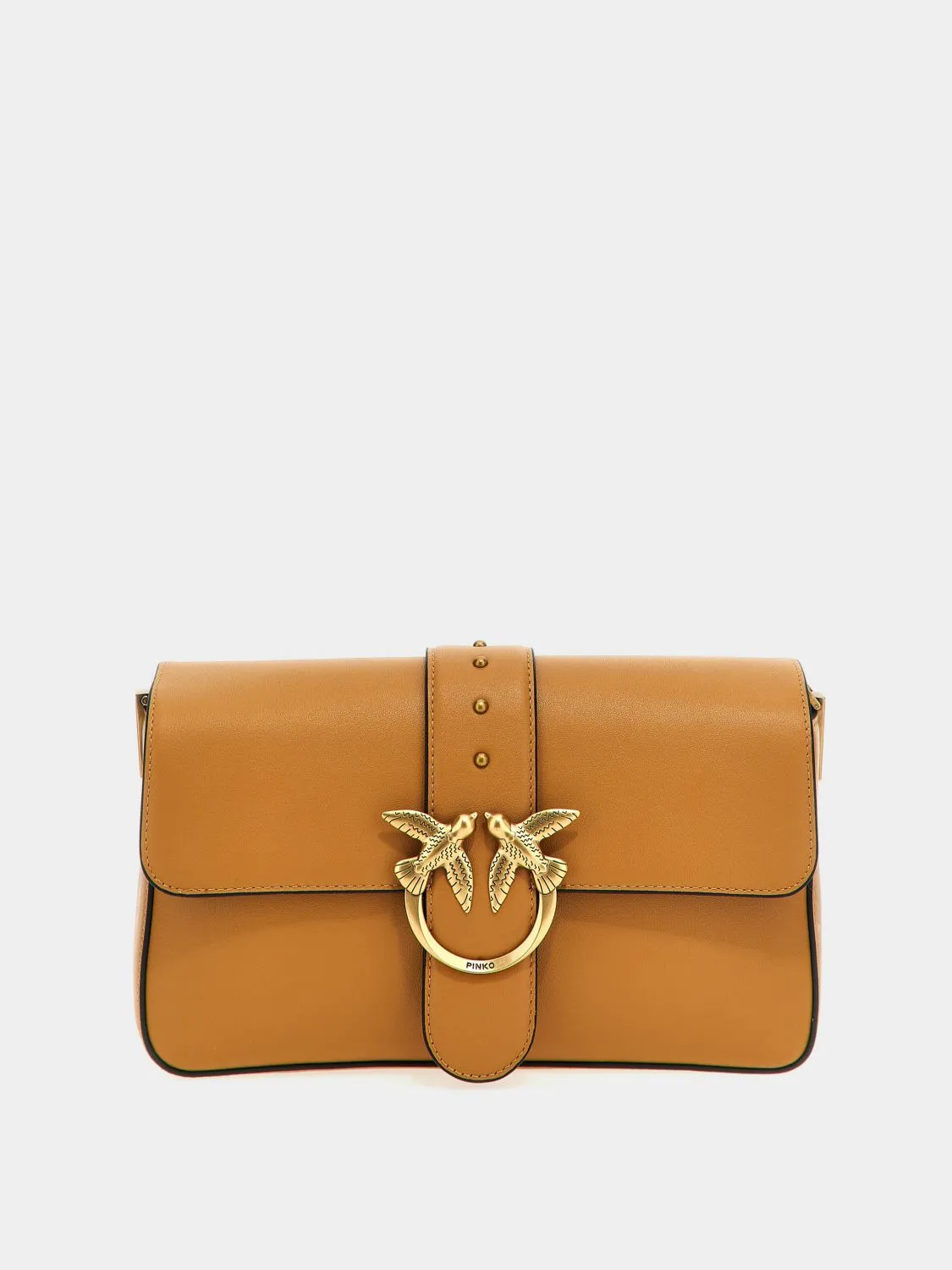 Pinko Crossbody Bags Woman Beige