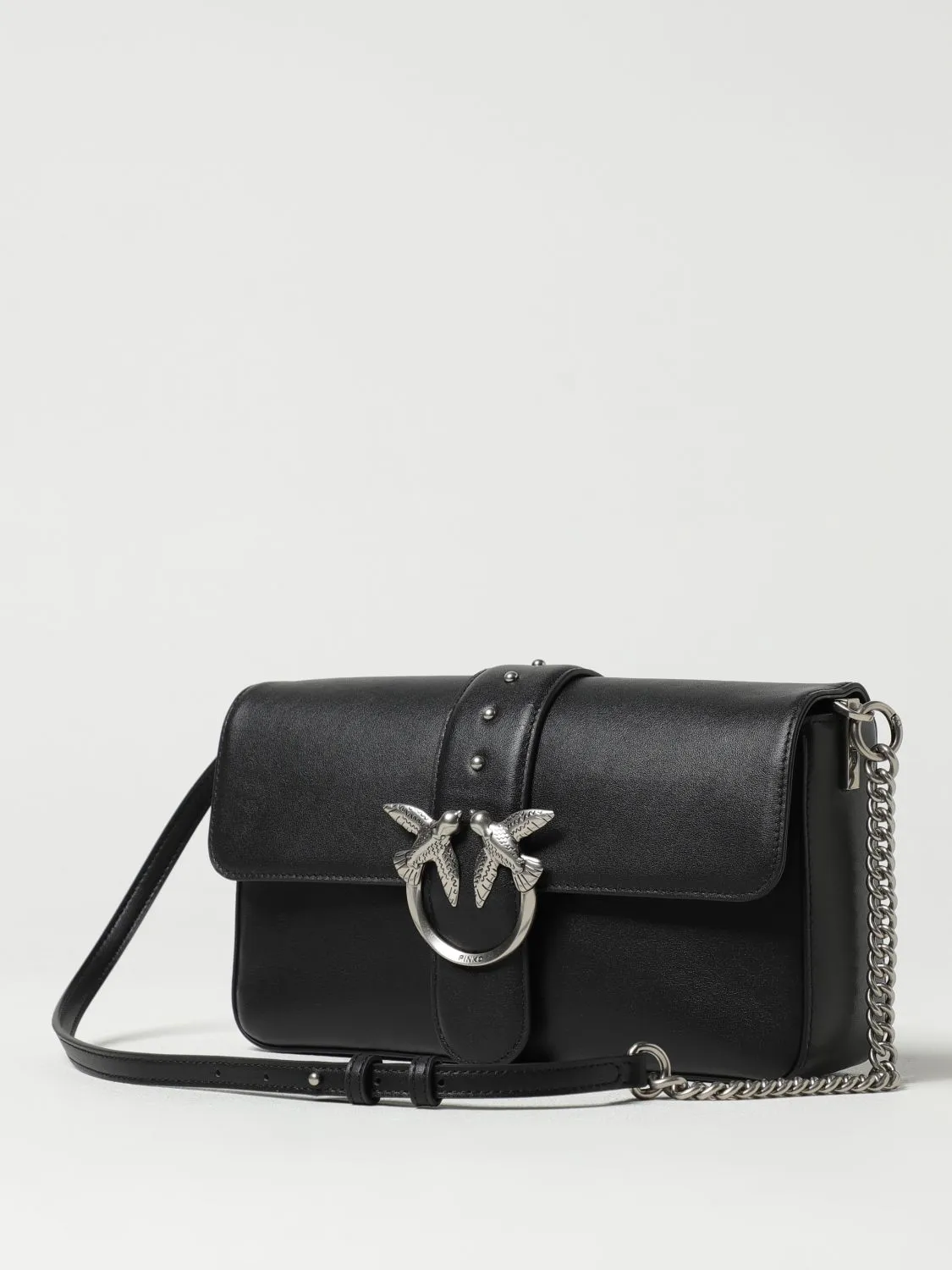 Pinko Crossbody Bags Woman Beige