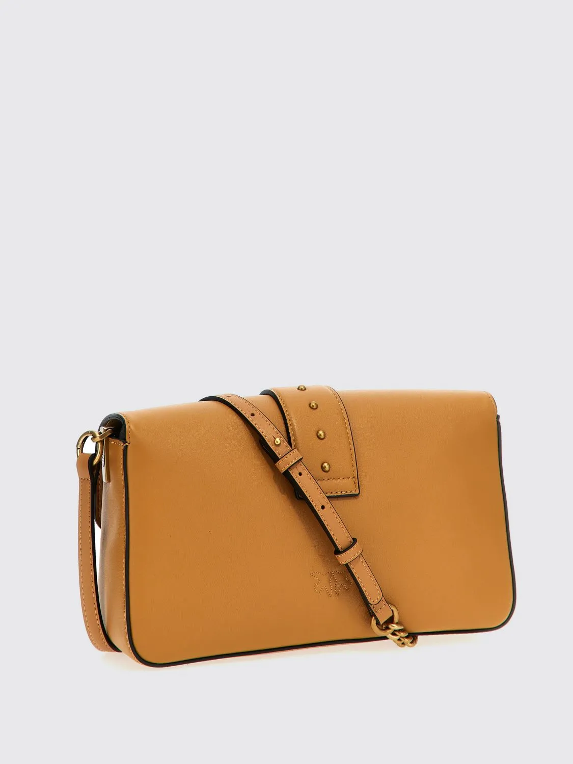 Pinko Crossbody Bags Woman Beige