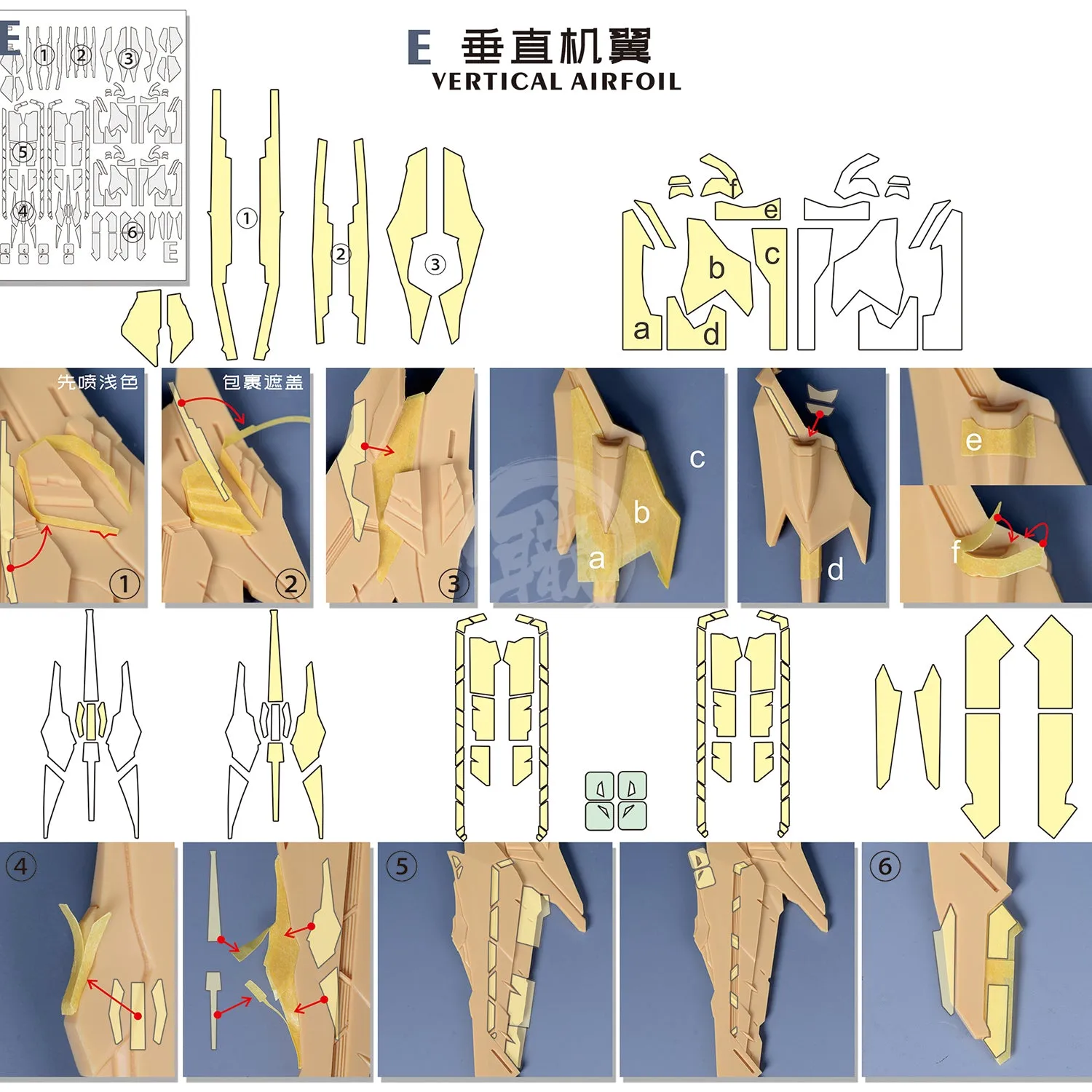 Pre-Cut Masking Tape for Yujiao Land Impulse Resin Conversion Kit