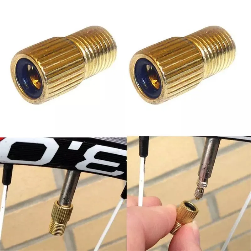 Presta Valve to Schrader Adapter Conversion (2 Pieces)