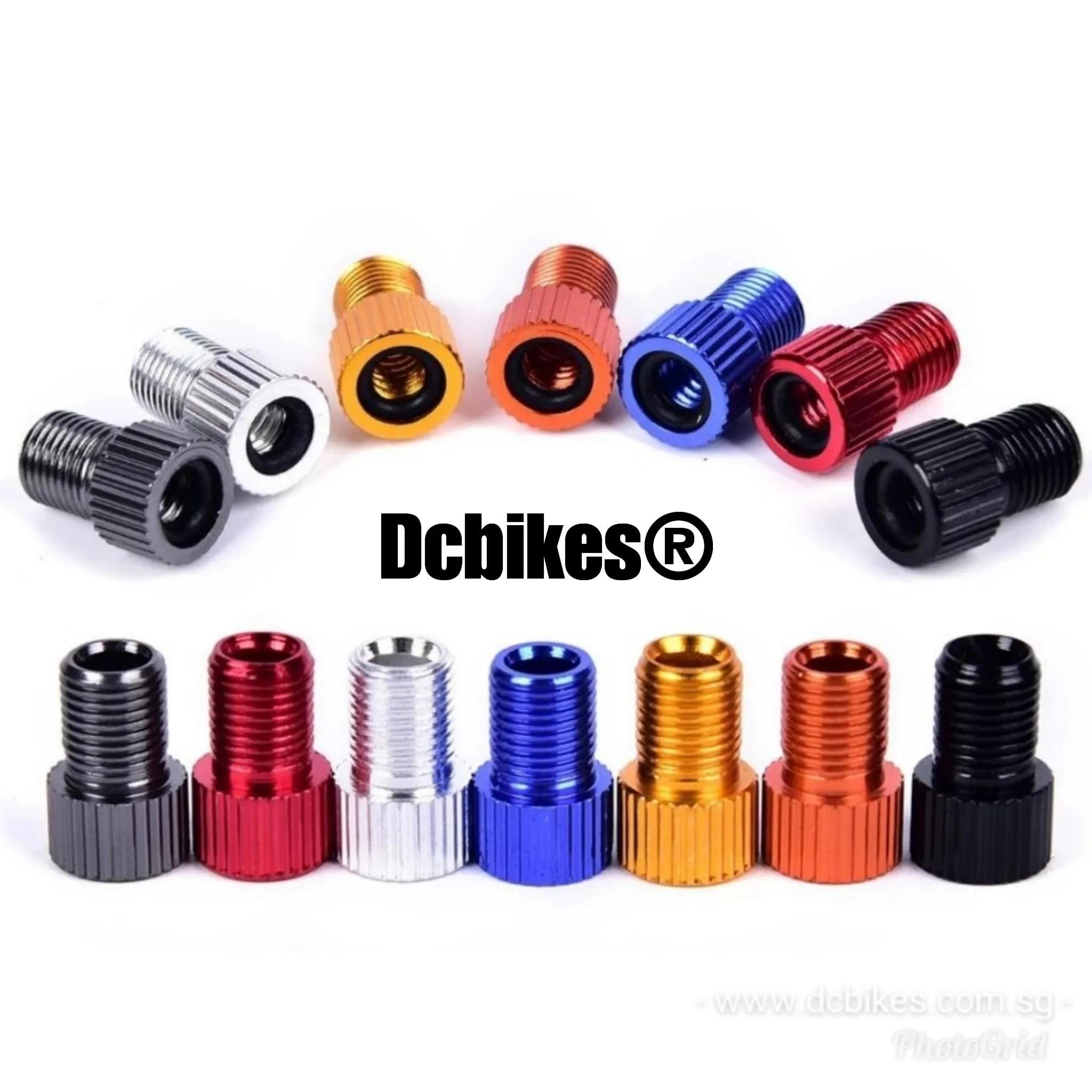 Presta Valve to Schrader Adapter Conversion (2 Pieces)
