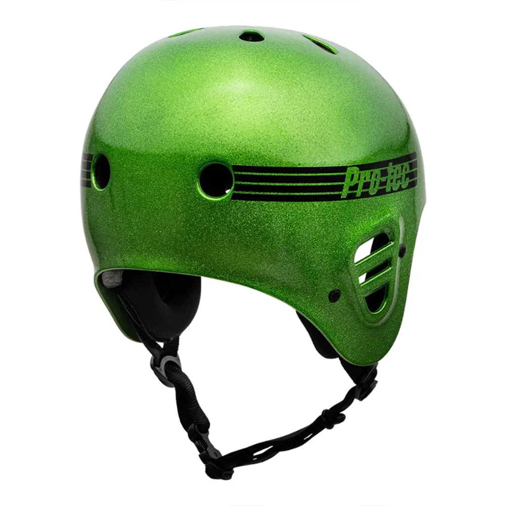 Pro-Tec Full Cut Certified Helmet - Candy Green Metal Flake