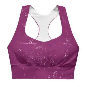 QG Grape Longline Sports Bra