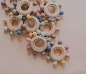 Rainbow Teething Ring