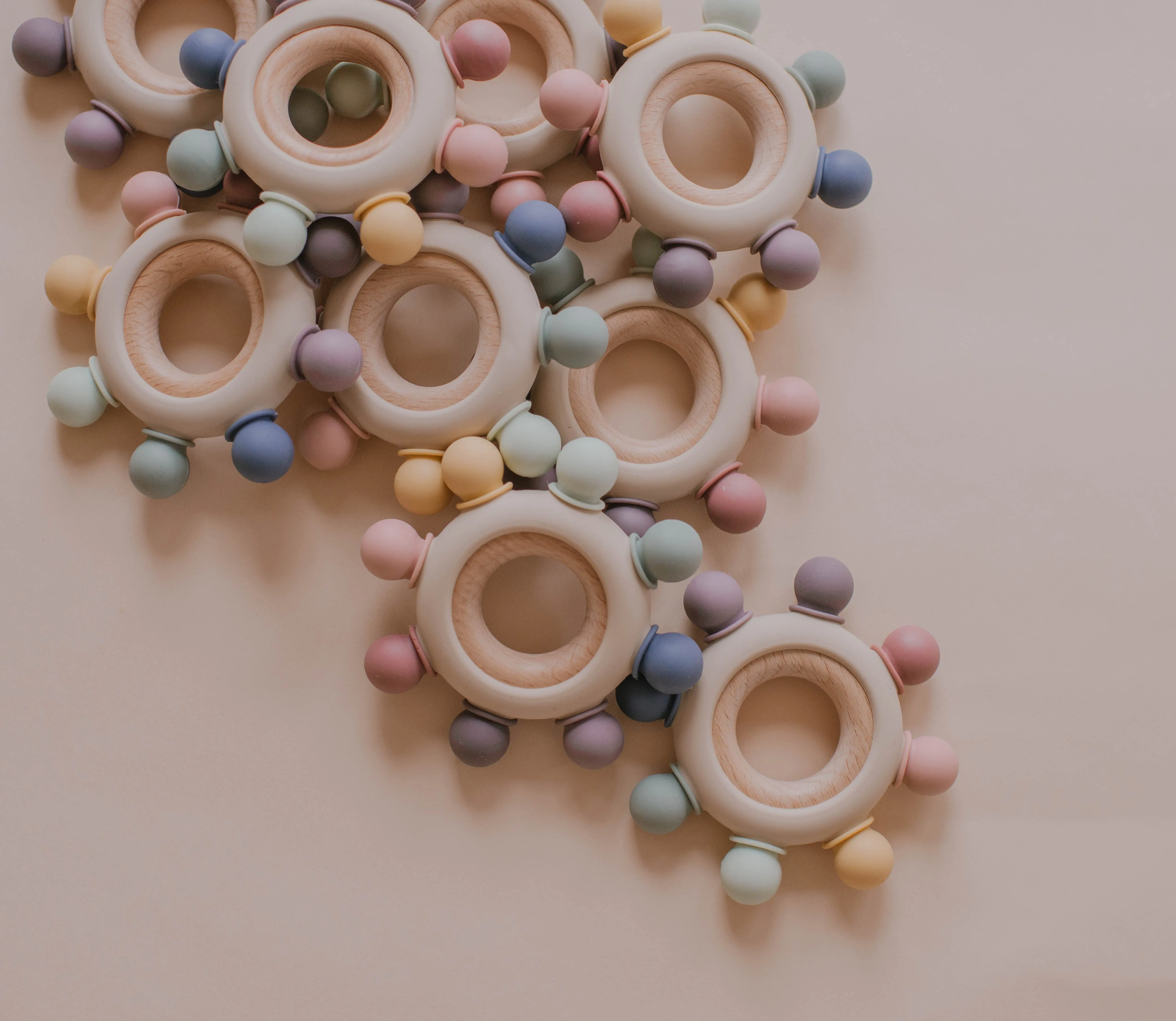 Rainbow Teething Ring