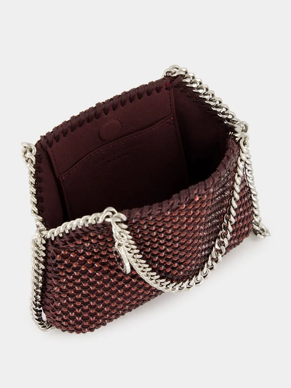 Raisin Falabella Tiny Crystal Tote
