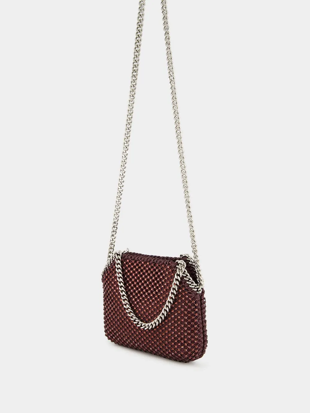 Raisin Falabella Tiny Crystal Tote