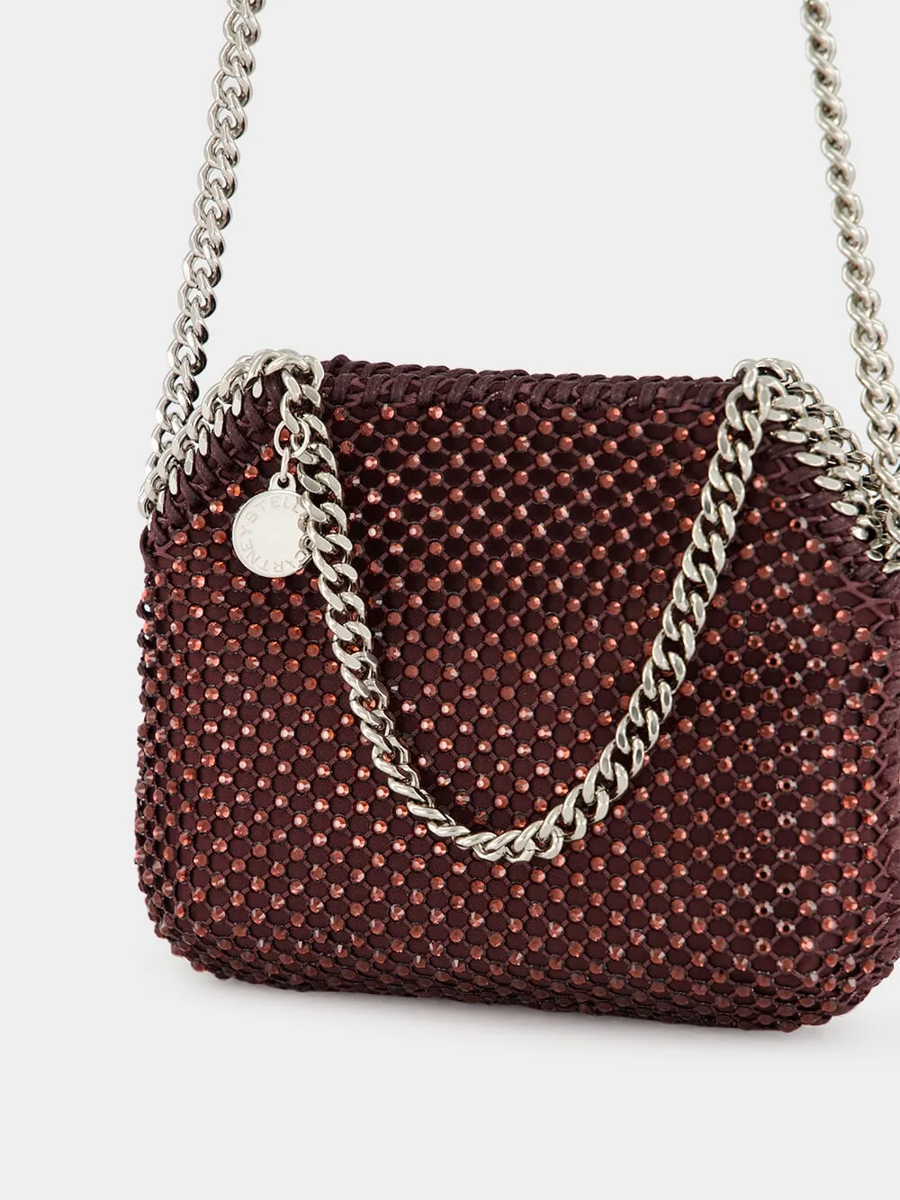 Raisin Falabella Tiny Crystal Tote