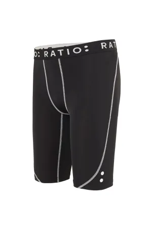 RATIO: Youth Compression Short - Black