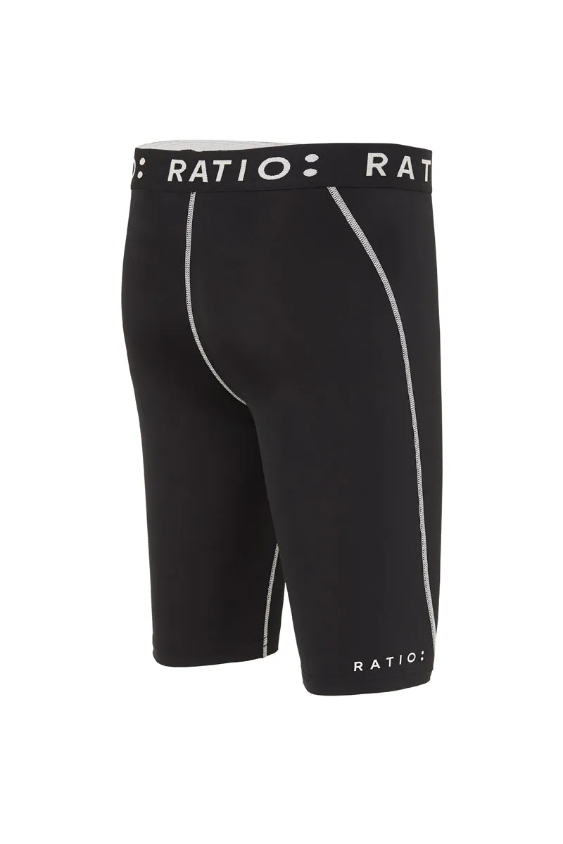 RATIO: Youth Compression Short - Black