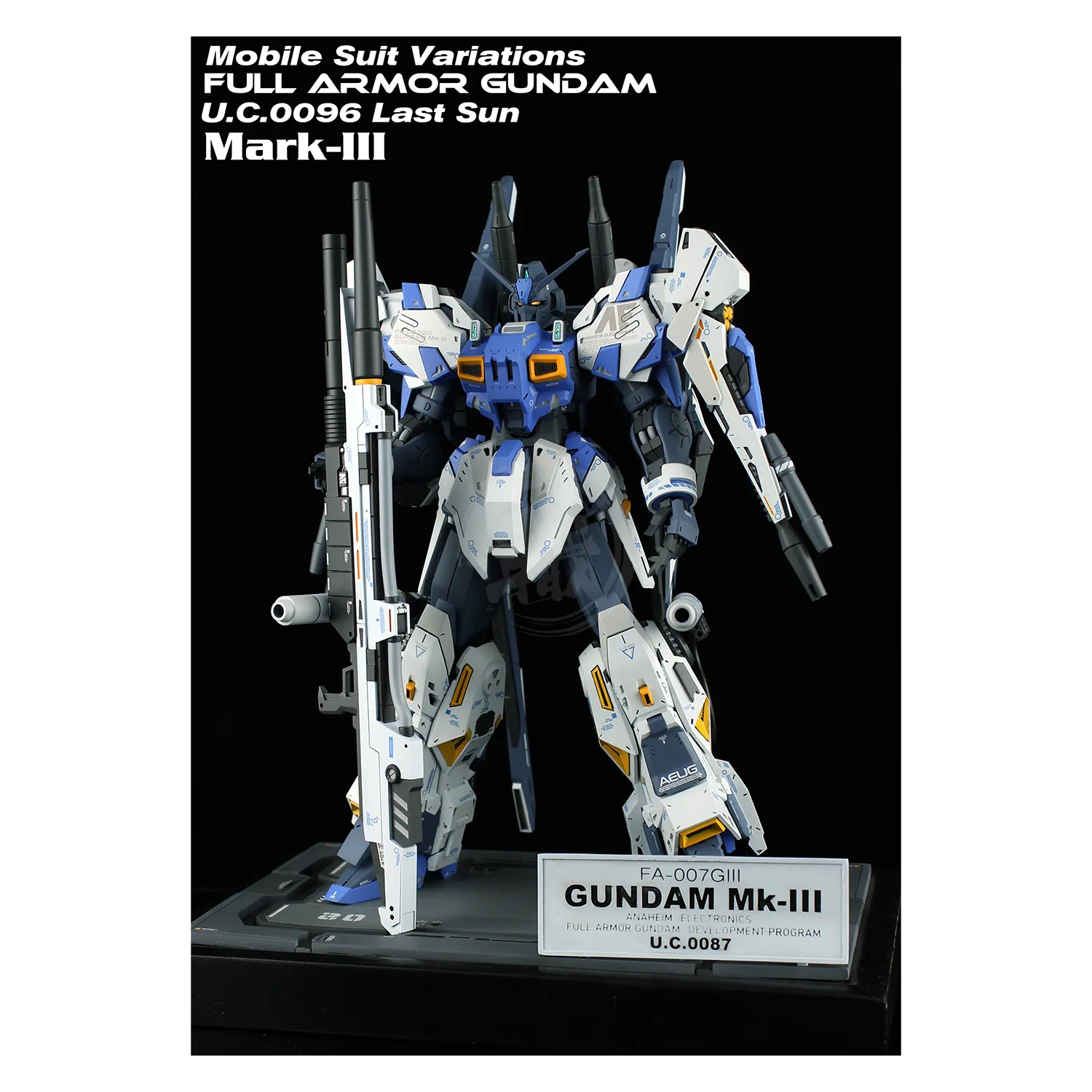 RE/100 Full Armor Gundam Mk-III Resin Conversion Kit