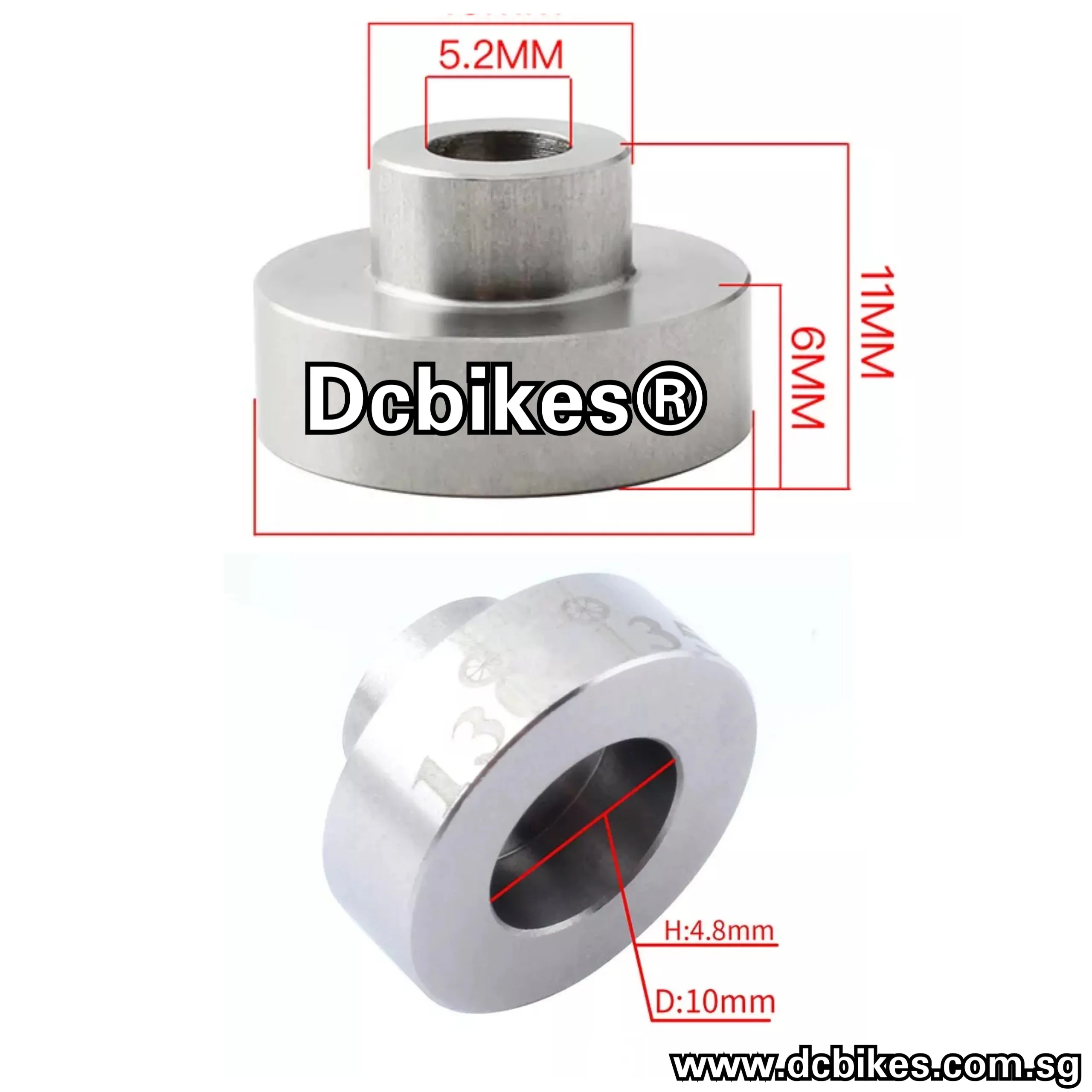Rear 10mm X 135mm To 9mm QR MTB Conversion Adapter Kit (1 Piece)