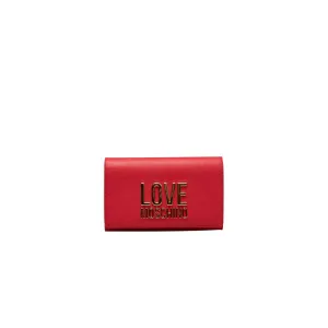 Red Polyethylene Women Crossbody Bag