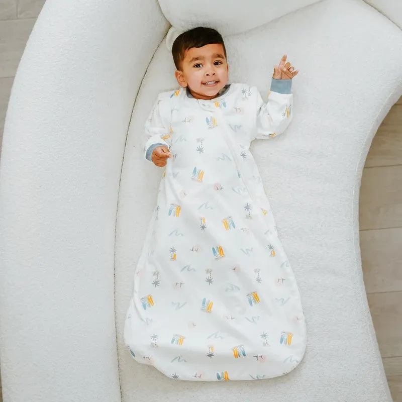Removable Long Sleeve Sleep Bag 1.0 TOG - Pastel Waves